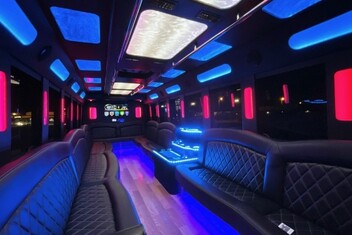 Overland Park Limousine Bus Interior