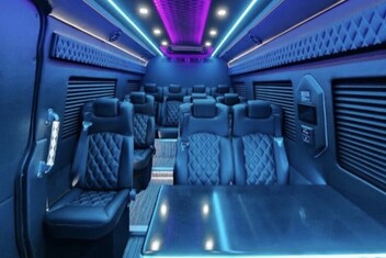 Overland Park Sprinter Bus Interior