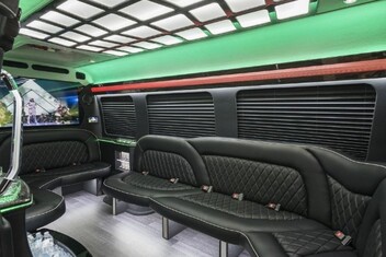 Overland Park Sprinter Party Bus Interior