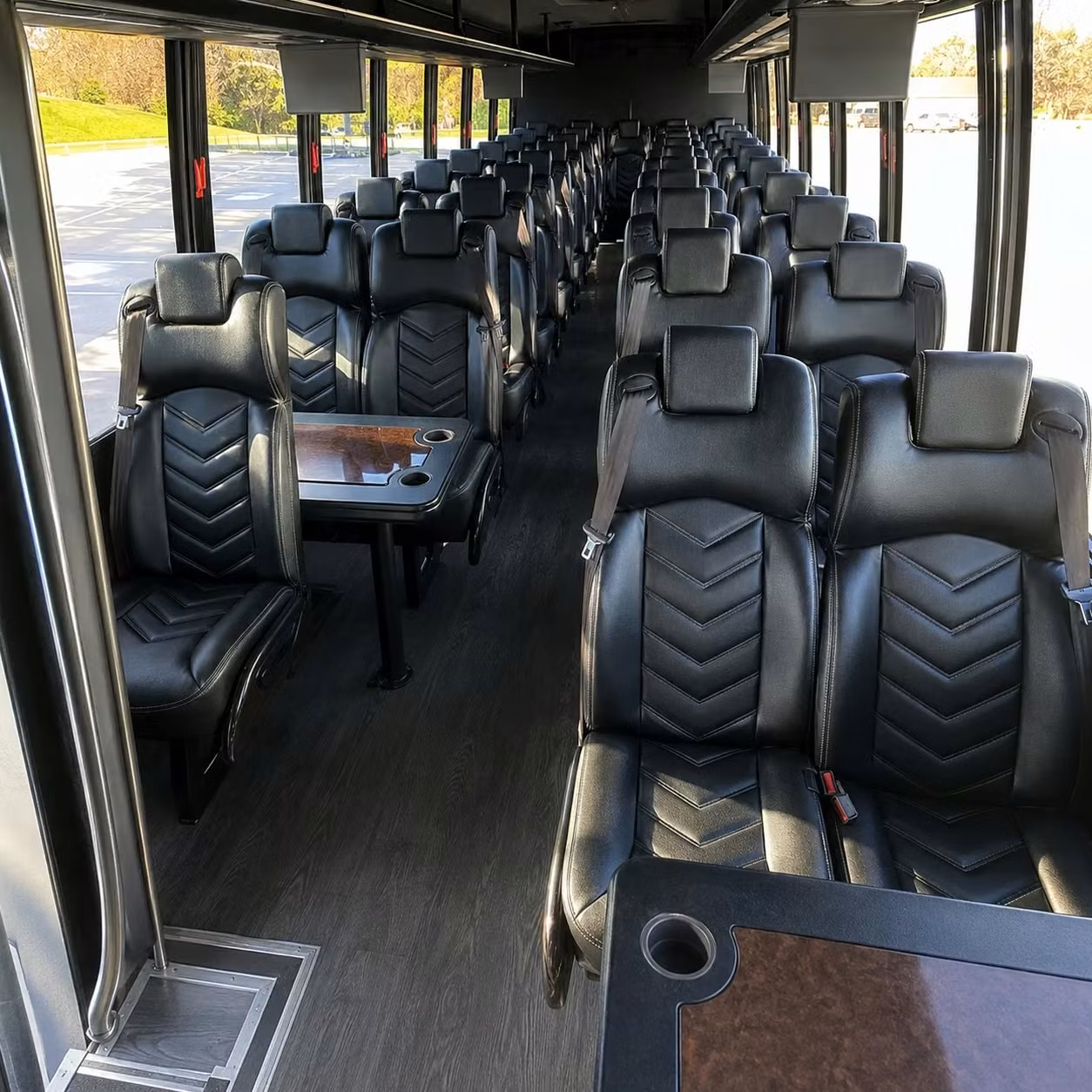 28 passenger minibus interior