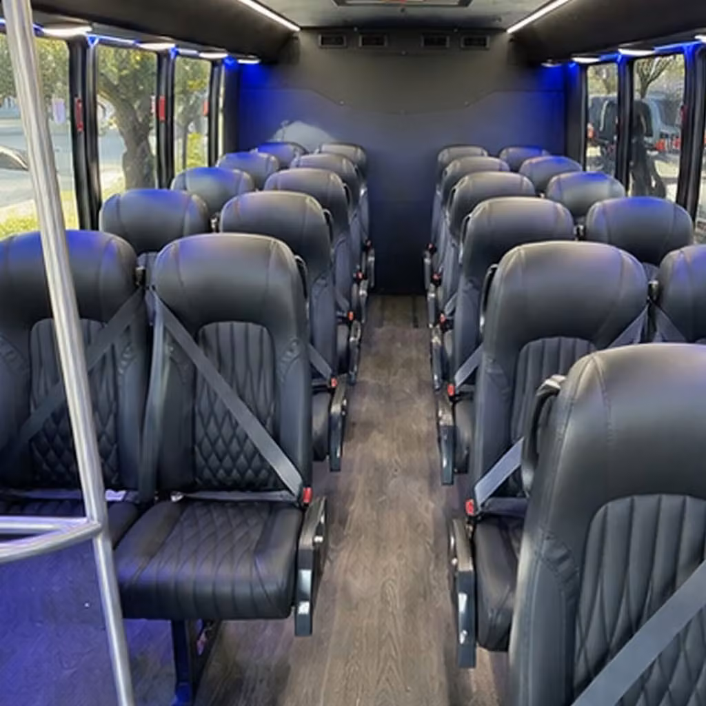 30 passenger minibus interior